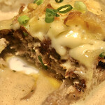 旬菜ステーキ処 らいむらいと - 2021.3.8  らいむらいと風チーズハンバーグ 200g