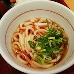 なか卯 - 鶏天おろしとは、うどんと別添えなので御飯のおかずにしました。