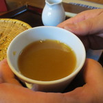 浅田 - 蕎麦湯です