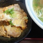 鳴門うどん  - カツ丼