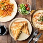 ORION COFFEE - ホットサンドなどの軽食もご用意しています。