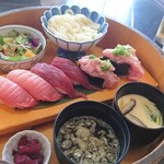 若鮨 - 三昧ランチマグロマグロ01