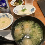 わっぱ定食堂 - お味噌汁、美味いよ。