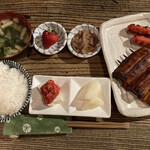 串焼家　まる房ず - 鰻定食1,100円