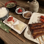 串焼家　まる房ず - 鰻定食1,100円