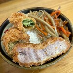 とんかつ 栄ちゃん - 3色丼