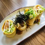 照り焼きチキンの玉子巻き（４カット）