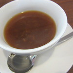 ピーノ - シェフのおすすめランチのスープ