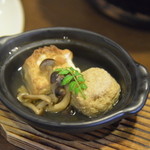 膳座敷 季味 - つみれ団子、厚揚げ