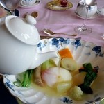 オーベルジュ ル・タン - 朝食の魔法のスープ♪