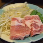 膳座敷 季味 - 若楠ポークの陶板焼き