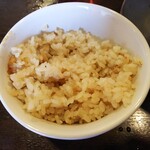 金町製麺 - 鶏の炊き込みご飯