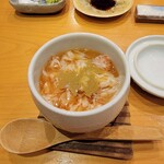 小判寿司 - 相馬の毛ガニの茶碗蒸し