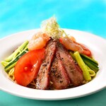 本格的香港料理と火鍋担々麺の店 クーロン - 【夏季限定】香港式ローストポークと海老冷麺