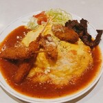 Itari - Wチーズのフリッタータ牡蠣フライ串揚げどて煮