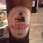 SANTA no SHIPPO - イタリア産ビール　モレッティ