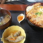 翠 - 三元豚のロースカツ丼　800円