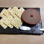 Hokkaido chicken liver pate crackers