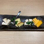 Today's cheese platter