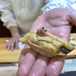 兄弟寿し - 新潟 鰻 梅生姜(握り)