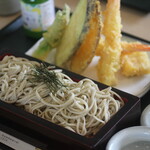 手打そば 野の花 - 天ざる