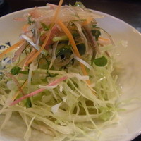天ぷら 天青 - 天青天丼につくサラダ