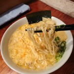 浜堂ラーメン - 麺のリフトアップ