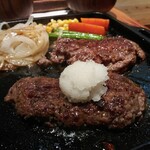 Kan'Ya - 炭焼和風おろし黒毛和牛俵ハンバーグ