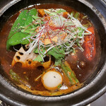 タイガーカレー - プルプル牛筋カレースタミナスープ辛さGOD