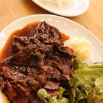 Carne Rico Katete - お肉1.5倍！大盛り牛ハラミ炭焼きステーキ(1450円)