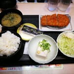 松のや - 特朝ロースかつ定食