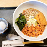 国産十割蕎麦の店 そばだ家 - 桜えび揚げ玉のぶっかけスペシャル