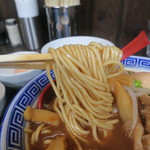 中華そば JAC - 麺はストレートの細麺