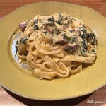 ドラセナ - Pancetta affumicata e spinaci alla carbonara