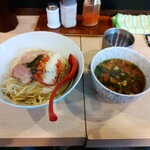 拉麺大公 - トマトとバジルの塩つけ麺 麺大盛