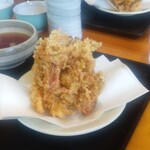 手打ち蕎麦 神楽坂 - かき揚げ