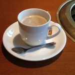 Anrakutei - 2012/10 ドリンクバーのカフェラテ