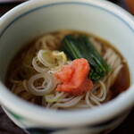 南部家敷 - 蕎麦は冷かけをチョイス