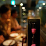 マルシェ エピス - 何故、砂時計が置いてあるのだろう？