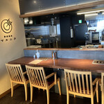 熟成焼肉 マルニク - カウンター席