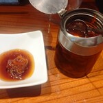 Teppei Shokudou - 餃子には食べるラー油を使います