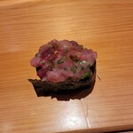 鮨 さかい - ネギトロ軍艦巻き