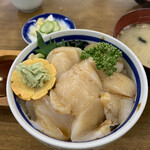 レストハウスところ - 「生帆立丼」1200円