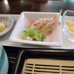 Cafe Suimei - うどんの薬味たち