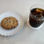 KALM - 料理写真:オートミールチョコレートクッキーとアイスコーヒー