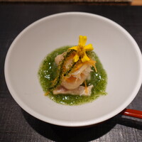 おおたに - 先付：まだか南蛮漬け緑酢