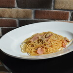 きのことベーコンの和風パスタ