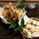 Shunsai Tsutsumi - 栗せんべい、銀杏の塩いり