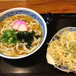 庵 - ≪2012年10月14日撮影≫かき揚げうどん（１.５玉）　５８０円