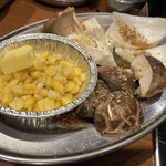 大阪焼肉・ホルモン ふたご  - ＊ 焼き野菜盛り合わせ　580円